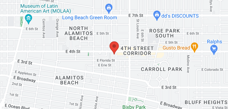 map of Long Beach, CA 90802
